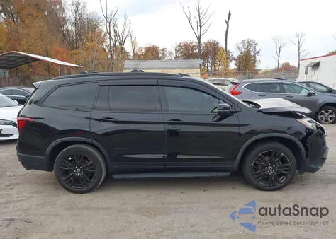 2020 Honda Pilot Awd Black Edition z USA, uszkodzony, nr VIN 5FNYF6H76LB015341